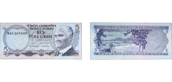 World Coins - Turkey Republic 1976 5 Lira Paper (215672000) UNC P 185