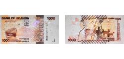 World Coins - Uganda Republic 2010 1000 Shillings Paper UNC  P 49