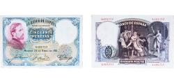 World Coins - Spain Second Republic 1931 50 Pesetas Paper VF P 82