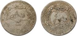 World Coins - Ottoman Empire AH1327 (1916) ٨ 40 Para - Mehmed V ("el-Ghazi" right of Toughra) Copper-nickel Konstantiniyye / Qustantiniyah Mint (16339000) 5.94g VF  KM 779
