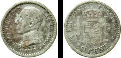 World Coins - Spain Kingdom 1910 