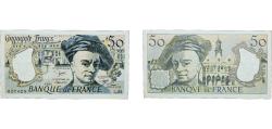 World Coins - France Fifth Republic 1983 50 Francs (Quentin de la Tour, type 1976) Paper AU  P 152 Fay 67