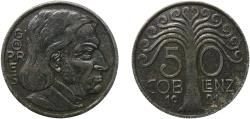 World Coins - Germany Koblenz, City of Weimar Republic 1921 50 Pfennigs - Coblenz (Görres) Iron Gebrüder Kugel & Fink Mint 5.49g XF  Funck 80.11A Men05 4526.15 Men18 5727.15 Men18 5727.17
