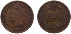 Us Coins - United States Federal republic 1906 1 Cent "Indian Head Cent" 3.1g