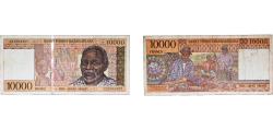 World Coins - Madagascar Third Republic ND (1995-1996) 10 000 Francs / 2000 Ariary Paper VF  P 79