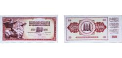 World Coins - Yugoslavia Socialist Federal Republic 1981 100 Dinara Paper UNC  P 80 P 90