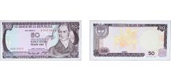 World Coins - Colombia Republic 1985 50 Pesos Oro Paper UNC P 425