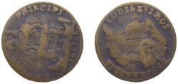 World Coins - Germany Free imperial city of Nürnberg Holy Roman Empire ND Counter token - Louis XVI (Optimo Principi) Brass 3g VF