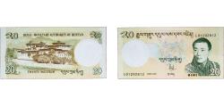 World Coins - Bhutan Kingdom 2006 20 Ngultrum Paper UNC P 30 TBB 219