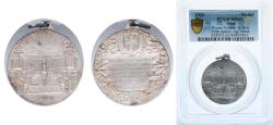 World Coins - Peru Republic 1920 Medal - Roma Returns to Italy 50th Anniv. Silver PCGS MS 63