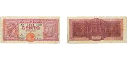 World Coins - Italy Kingdom 1944 100 Lire (Italia Turrita) Paper (300000000) VF  P 75