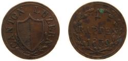World Coins - Canton of Lucerne Swiss cantons 1839 1 Rappen Copper 1.2g AU HMZ 1 2-675e Divo/Tob19 72a KM 118