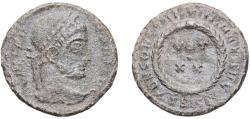 Ancient Coins - Rome Roman Empire 321 - 324 ΓSIS AE Nummus - Constantine I (D N CONSTANTINI MAX AVG) Bronze Siscia Mint 2.74g VF  RIC VII 168 OCRE ric.7.sis.168