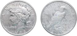 Us Coins - United States Federal republic 1935 S 1 Dollar "Peace Dollar" Silver (.900) (1964000) 26.73g VF KM 150
