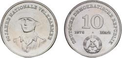 World Coins - Germany German Democratic Republic Democratic republic 1976 A 10 Mark (National People's Army) Copper-nickel Berlin Mint (754508) 12.38g UNC  KM 61 Schön 59 J 1560 AKS 67