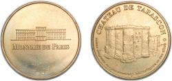 World Coins - France 1998 Monnaie de Paris Tourist Token - Château de Tarascon (CNMHS) Copper-aluminium-nickel (10000) 15.82g BU  JTC FR13-0029