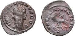 Ancient Coins - Rome Roman Empire 260 - 268 BI Antoninianus - Gallienus (APOLLINI CONS AVG, Griffin) Billon Rome Mint 2.65g VF  RIC V.1 165 OCRE ric.5.gall(2).165