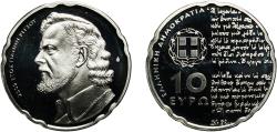 World Coins - 10 Euros (Yannis Ritsos) 2009