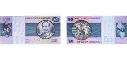 World Coins - Brazil Federative Republic of Brazil 1980 50 Cruzeiros (2nd Edition; 1st Type) Paper (139200000) UNC P 194 AI Notes C142 AI Notes C143 AI Notes C144