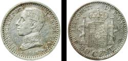 World Coins - Spain Kingdom 1910 