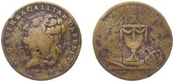 World Coins - Germany Free imperial city of Nürnberg Holy Roman Empire ND Counter token - Louis XVI Brass 6.7g VF