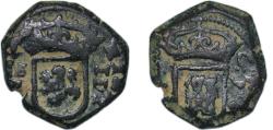 World Coins - Spain Kingdom ND (1602 - 1621) 8 Maravedis - Philip III Copper 6g VF  KM 9