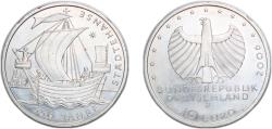 World Coins - Germany Federal Republic 2006 J 10 Euros (Hanseatic League) Silver (.925) (1600000) 18.08g BU  KM 247 J 523 Schön 247