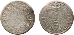 World Coins - Germany Electorate of Bavaria 1629 2 Kreuzers - Maximilian I Silver Munich Mint 0.93g F  KM 128 Hahn 93