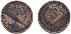 World Coins - Great Britain United Kingdom ND Counterfeit - George III (1 Shilling - Contemporary) Copper 4.1g VF