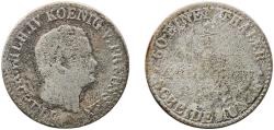 World Coins - Germany Kingdom of Prussia 1846 A ½ Silbergroschen - Frederick William IV Billon (.222 silver) Berlin Mint 0.98g F  AKS 87 Old/Mue 2 323 Jaeg 9 Pr 65 KM 434 Schr 143-54