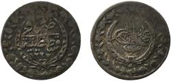 World Coins - Ottoman Empire 1808 - 1838 Yirmilik - Mahmud II Billon Konstantiniyye Mint 1.62g VF