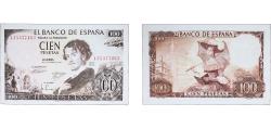 World Coins - Spain 1965 100 Pesetas Paper UNC P 150
