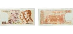 World Coins - Belgium Kingdom 1966 50 Francs Paper (40000000) XF  P 139 LA BFB-45 TBB 704