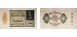 World Coins - Germany Weimar Republic 1922 10 000 Mark (Reichsbanknote; small issue) Paper AU  P 72
