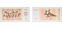 World Coins - Lithuania Republic 1992 1 Talonas ("Coupon") Paper UNC P 39