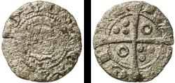 World Coins - Spain Principality of Catalonia 13rd - 17th Centuries Denier Silver La Seca Mint 0.62g VF Corrossion