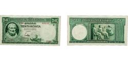 World Coins - Greece Kingdom 1939 50 Drachmai Paper AU  P 107