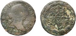World Coins - Spain Kingdom 1781 4 Maravedis - Carlos III Copper Segovia Mint 4.72g VF  KM 407