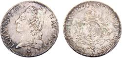 World Coins - France Kingdom Louis XV 1774 A 1 Écu