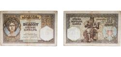 World Coins - Serbia German occupation 1941 50 Dinara Paper VF  P 26