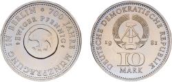 World Coins - Germany German Democratic Republic Democratic republic 1981 A 10 Mark (700 Years Berlin Mint) Nickel brass Berlin Mint (54540) 12g UNC  KM 82