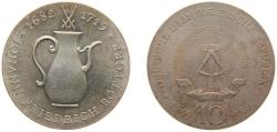 World Coins - Germany German Democratic Republic 1969 A 10 Mark (Johann Friedrich Böttger) Silver (.625) Berlin Mint (100313) 17g UNC KM 24 Schön 26 J 1527 AKS 54