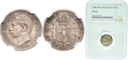 World Coins - Spain Kingdom 1880 