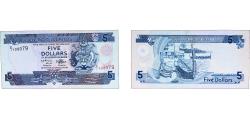 World Coins - Solomon Islands Constitutional Monarchy Within The Commonwealth 1997 5 Dollars XF P 19