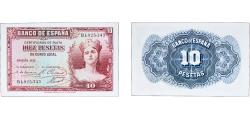 World Coins - Spain Second Republic 1935 10 Pesetas (Silver Certificate) Paper UNC P 86