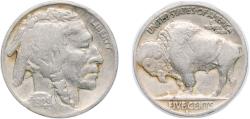 Us Coins - United States Federal republic 1929 D 5 Cents "Buffalo Nickel" (flat ground) Copper-nickel (8370000) 5g VF KM 134 Schön 132