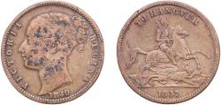 World Coins - Great Britain United Kingdom 1849 Cumberland Jack Token - Victoria (To Hanover) Allen and Moore Mint 3.71g VF  BHM 1785