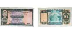 World Coins - China Hong Kong British colony 1959 10 Dollars (HSBC) Paper VF P 182