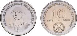 World Coins - Germany German Democratic Republic Democratic republic 1976 A 10 Mark (National People's Army) Copper-nickel Berlin Mint (754508) 12.15g UNC  KM 61 Schön 59 J 1560 AKS 67