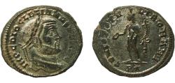 Ancient Coins - Rome Roman Empire 299 AE Follis - Diocletianus (GENIO POPVLI ROMANI) Bronze Rome Mint 11.11g AU C.114 (3f.) var. RIC.94 a